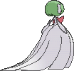 Gardevoir Mega, Back, in Omega Ruby & Alpha Sapphire