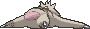 Slakoth, Back, in Omega Ruby & Alpha Sapphire