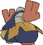 Hariyama, Back, in Omega Ruby & Alpha Sapphire