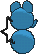 Azurill, Back, in Omega Ruby & Alpha Sapphire