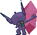 Sableye Mega, Back, in Omega Ruby & Alpha Sapphire