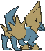 Manectric, Back, in Omega Ruby & Alpha Sapphire