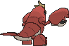 Crawdaunt, Back, in Omega Ruby & Alpha Sapphire