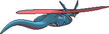 Salamence Mega, Back, in Omega Ruby & Alpha Sapphire