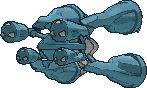 Metagross Mega, Back, in Omega Ruby & Alpha Sapphire