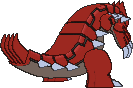 Groudon, Back, in Omega Ruby & Alpha Sapphire