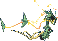 Rayquaza Mega, Back, in Omega Ruby & Alpha Sapphire