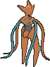 Deoxys Attack Forme, Back, in Omega Ruby & Alpha Sapphire