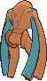 Deoxys Defense Forme, Back, in Omega Ruby & Alpha Sapphire