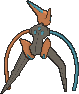 Deoxys Speed Forme, Back, in Omega Ruby & Alpha Sapphire