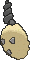 Burmy Sandy Cloak, Back, in Omega Ruby & Alpha Sapphire