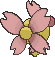 Cherrim Sunshine Form, Back, in Omega Ruby & Alpha Sapphire