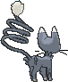 Glameow, Back, in Omega Ruby & Alpha Sapphire