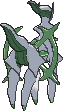 Arceus Grass, Back, in Omega Ruby & Alpha Sapphire