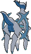 Arceus Ice, Back, in Omega Ruby & Alpha Sapphire