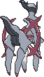 Arceus Psychic, Back, in Omega Ruby & Alpha Sapphire