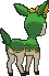 Deerling Summer Form, Back, in Omega Ruby & Alpha Sapphire