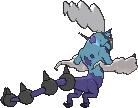Thundurus Therian Forme, Back, in Omega Ruby & Alpha Sapphire