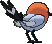 Fletchling, Back, in Omega Ruby & Alpha Sapphire