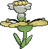 Flabébé Yellow Flower, Back, in Omega Ruby & Alpha Sapphire