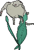 Florges White Flower, Back, in Omega Ruby & Alpha Sapphire