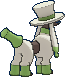 Furfrou Dandy Trim, Back, in Omega Ruby & Alpha Sapphire