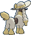 Furfrou Debutante Trim, Back, in Omega Ruby & Alpha Sapphire