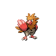 Spearow, Front, in Platinum