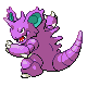 Nidoking, Front, in Platinum