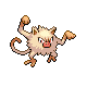 Mankey, Front, in Platinum