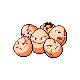 Exeggcute, Front, in Platinum