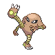 Hitmonlee, Front, in Platinum