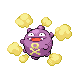 Koffing, Front, in Platinum