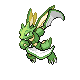 Scyther, Front, in Platinum