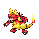 Magmar, Front, in Platinum
