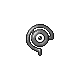 Unown C, Front, in Platinum