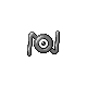 Unown N in Platinum
