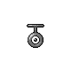 Unown T, Front, in Platinum