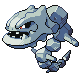 Steelix, Front, in Platinum