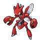 Scizor, Front, in Platinum