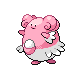 Blissey, Front, in Platinum