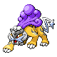 Raikou, Front, in Platinum