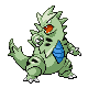 Tyranitar, Front, in Platinum
