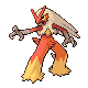 Blaziken in Platinum
