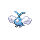 Swablu, Front, in Platinum