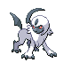 Absol, Front, in Platinum