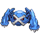 Metagross, Front, in Platinum