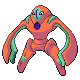 Deoxys Defense Forme, Front, in Platinum