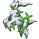 Arceus Grass, Front, in Platinum