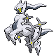 Arceus Steel, Front, in Platinum